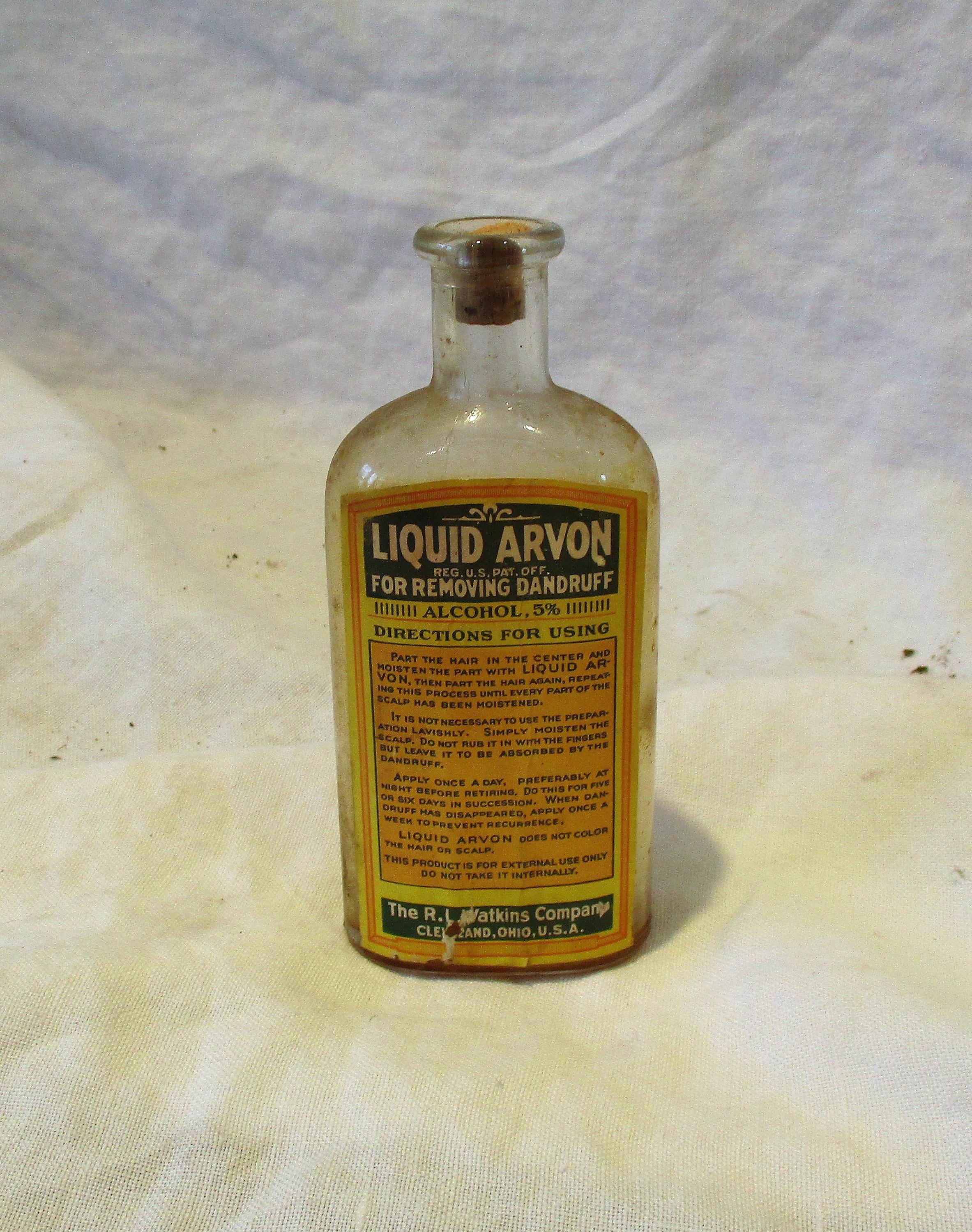 Quack Medicine, Old Bottle, Liquid Arvon, Vintage Apothecary ...