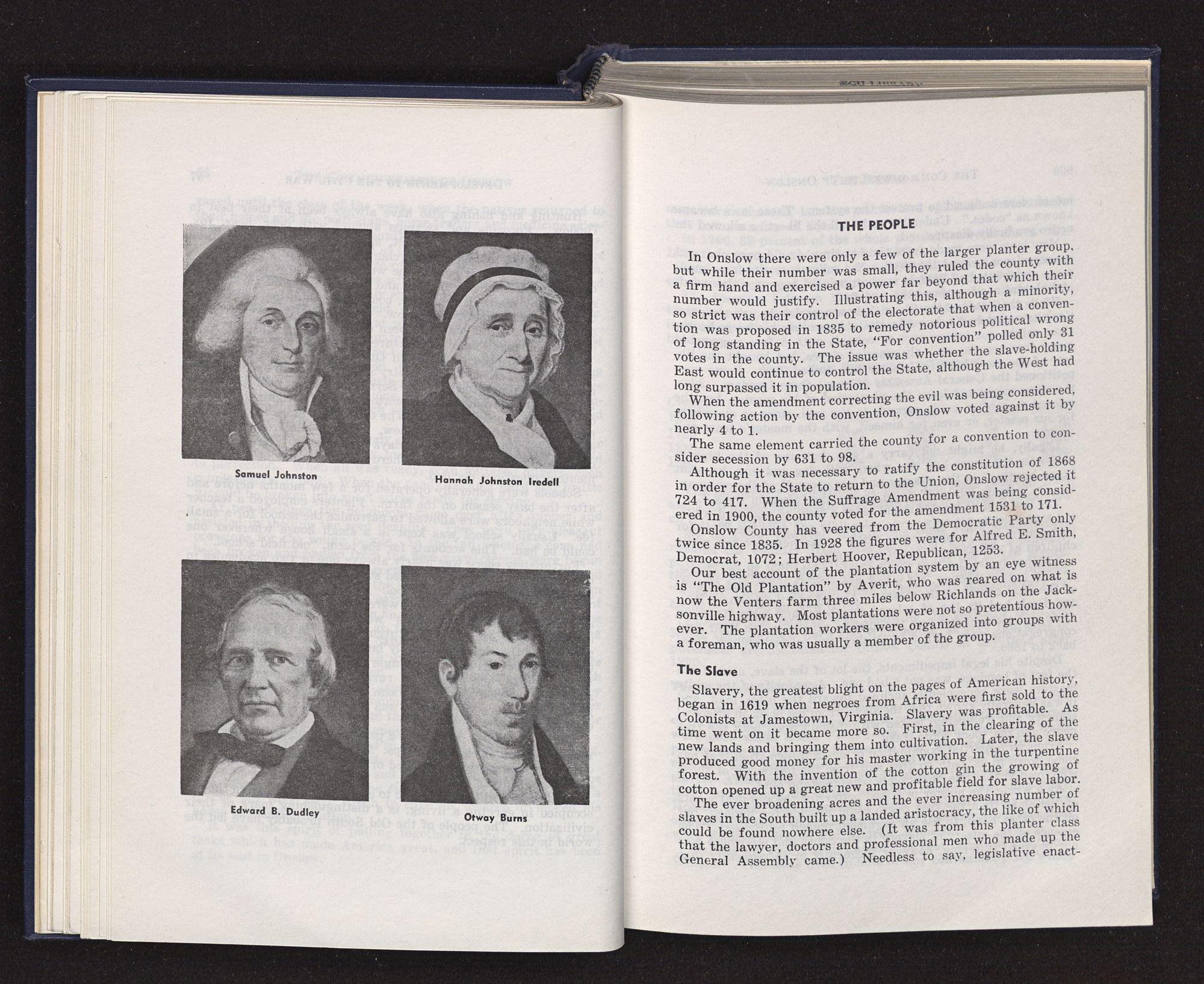The Commonwealth of Onslow; a history - ECU Digital Collections