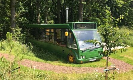 THE BUS STOP Rustic Bus exterior / The Bus Stop, Gifford, Near Edinburgh