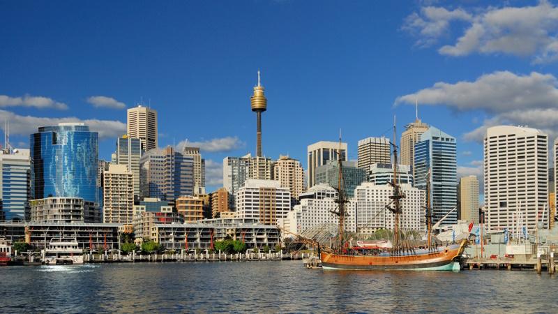 Haven van Darling Harbour in Sydney
